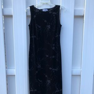 Long black dress, 6P